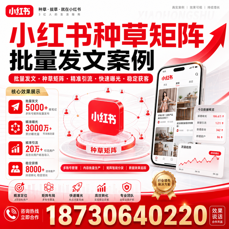 抚州小红书种草矩阵批量发文案例
