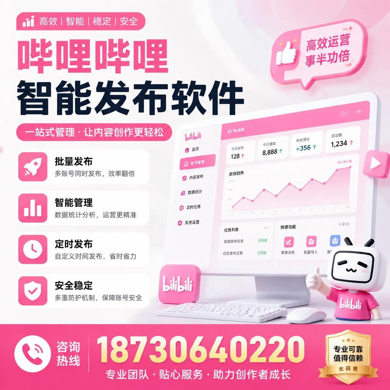如何评估哔哩哔哩智能发布软件的ROI?抚州 企业必读