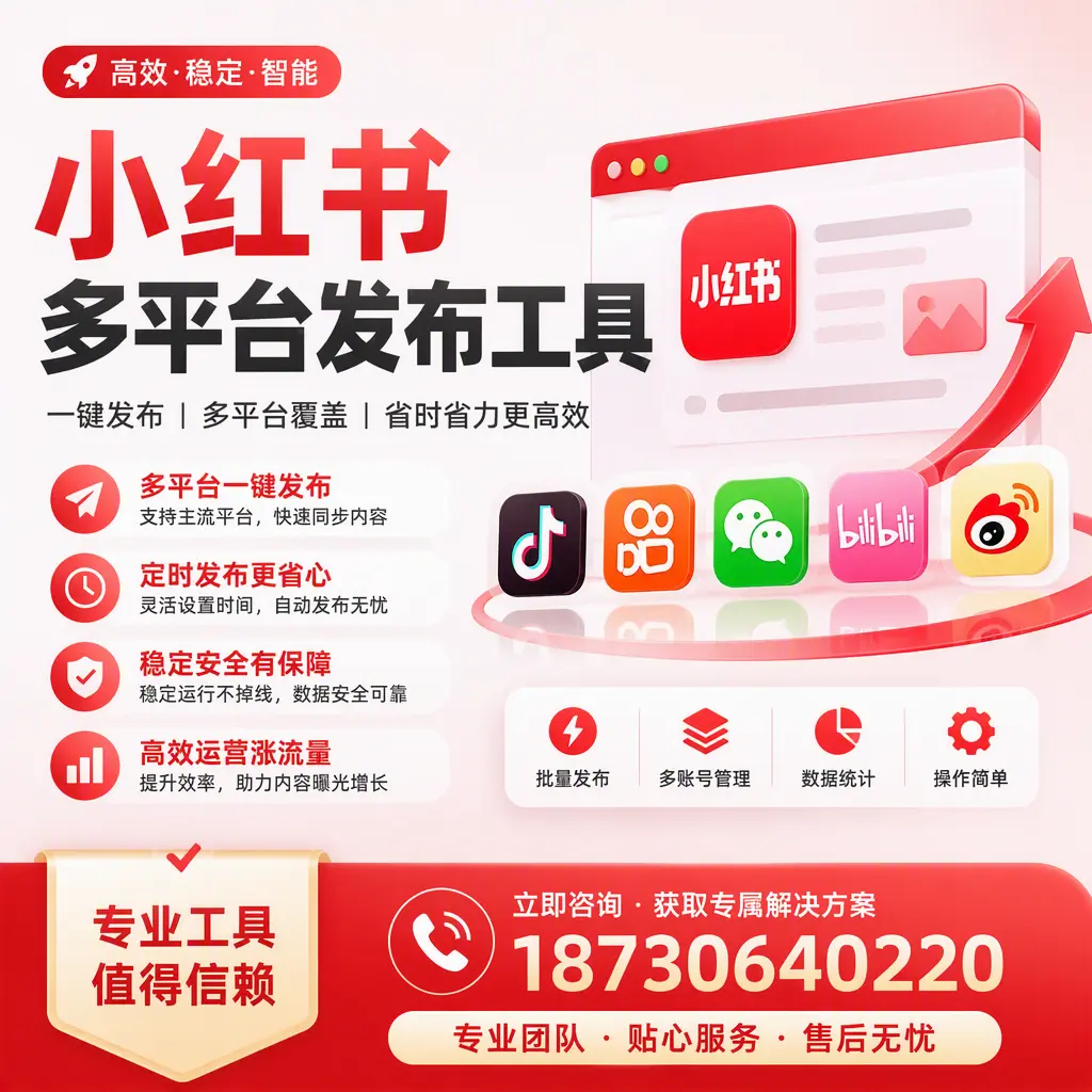 在 抚州 小红书多平台发布工具的市场前景分析